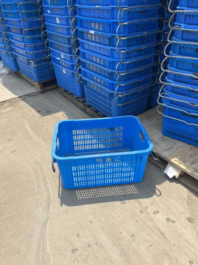 出售二手塑料筐折叠筐错位筐套叠筐直角筐各种尺寸蔬菜筐水果筐