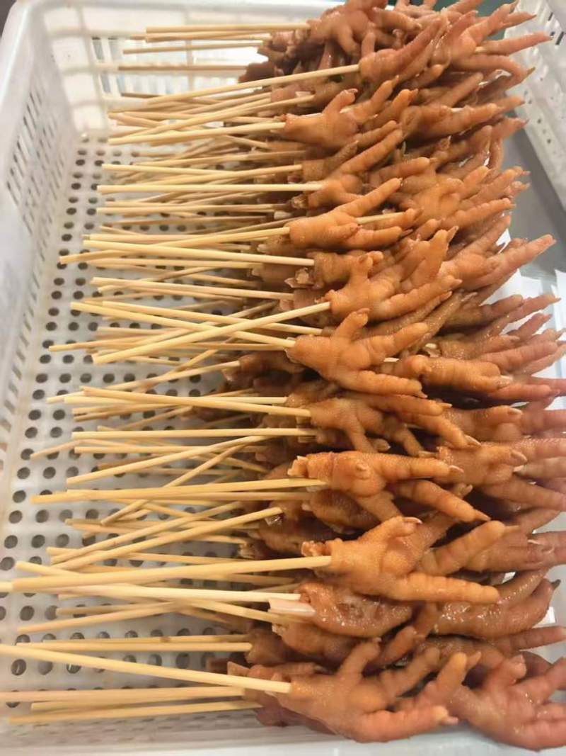 卤鸡爪熟食凤爪开袋即食烧烤串串批发火锅食材全国发货60克