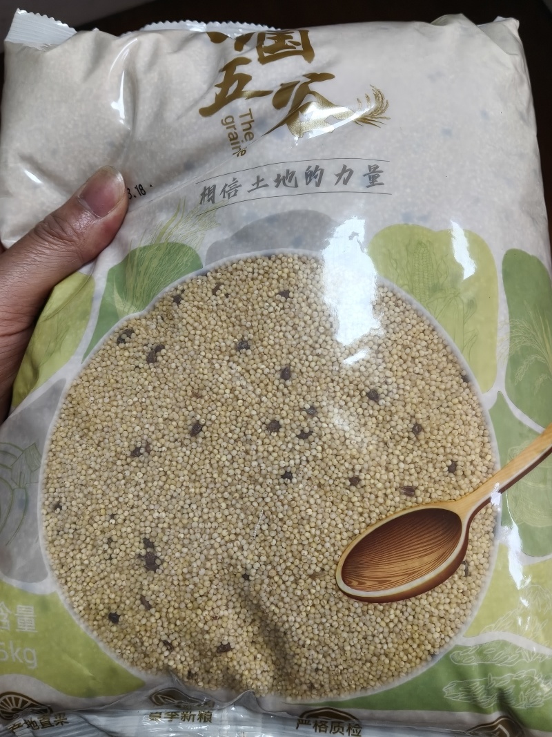 黄小米25年新鸟食草籽米色选杂米喂鸟钓鱼打窝