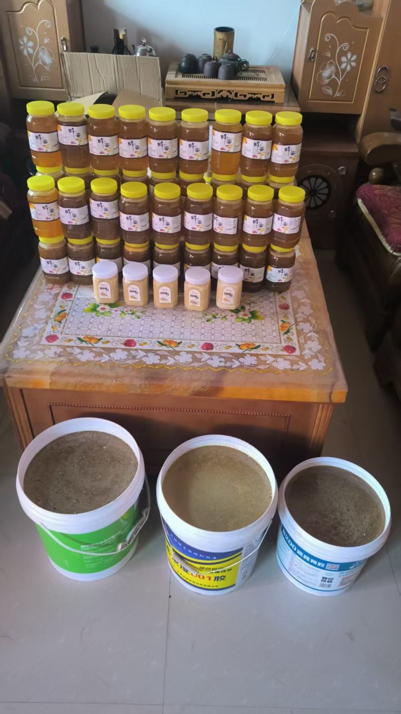 农村土蜂蜜一瓶一斤500g