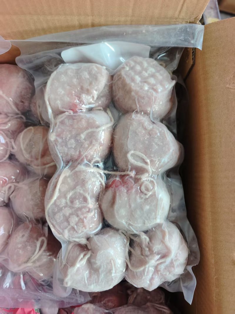 肚包肉实拍馅块头大，品相好