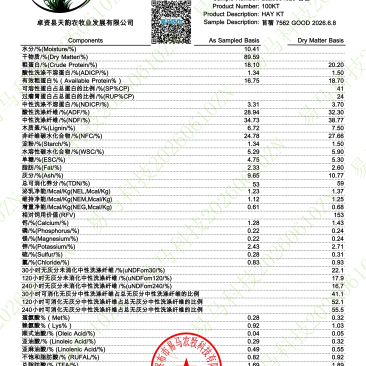 阿根廷进口苜蓿草
