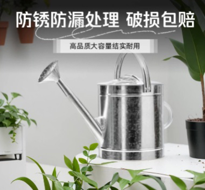 洒水壶镀锌防锈防漏加厚大容量浇花浇菜花洒壶洒水喷水家用浇水桶