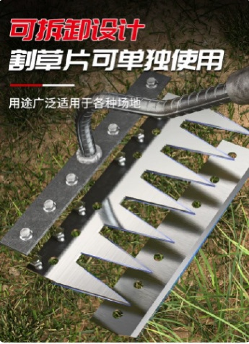 锰钢耙子多功能除草工具农用锄头五齿铁钉耙锄草神器犁地种菜农具