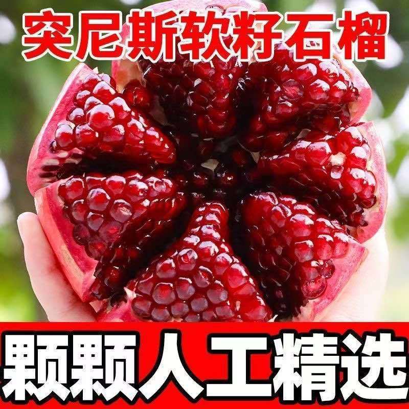 突尼斯软籽石榴，市场果，精品商超果，榨汁工厂果，电商一件代发