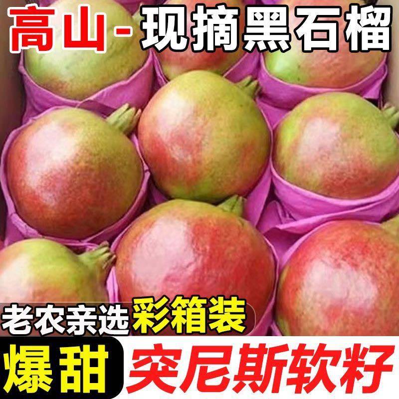 突尼斯软籽石榴，市场果，精品商超果，榨汁工厂果，电商一件代发