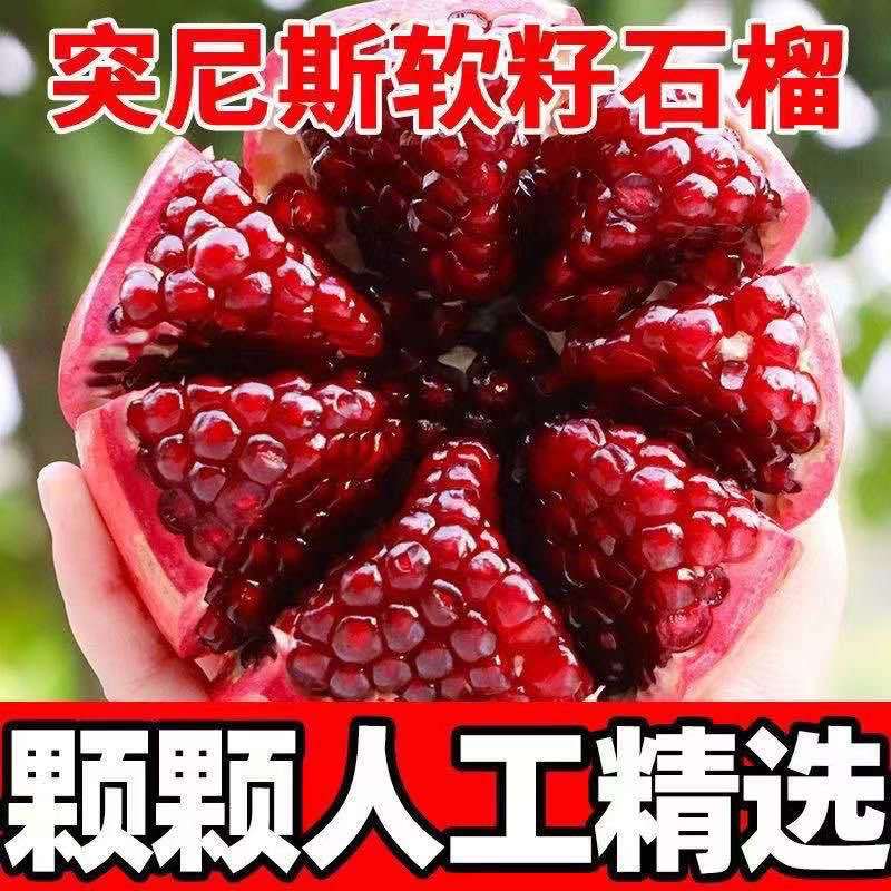 突尼斯软籽石榴，市场果，精品商超果，榨汁工厂果，电商一件代发