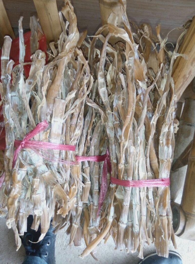 笋干淡笋干，毛竹，太阳晒干的