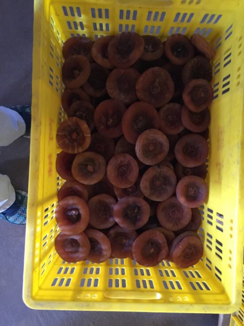 柿饼出口级自然霜特级大饼无色素无防腐剂