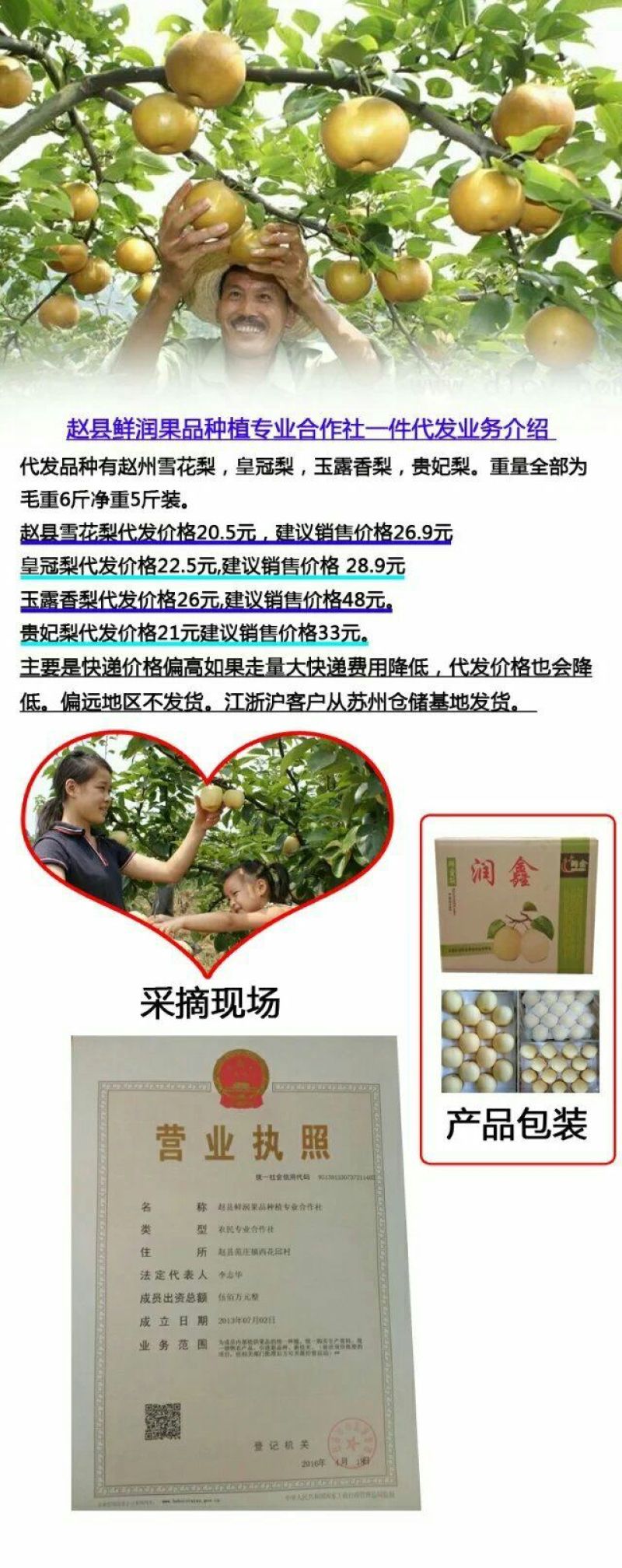 皇冠梨纸袋250~300g