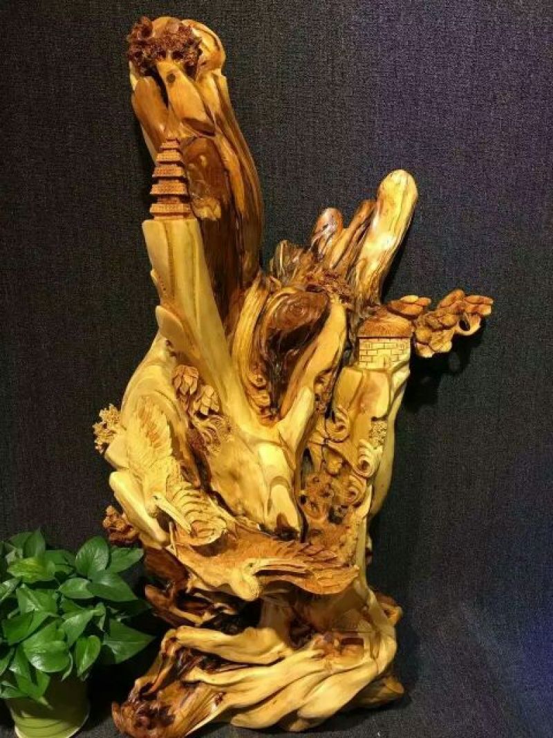根雕茶几