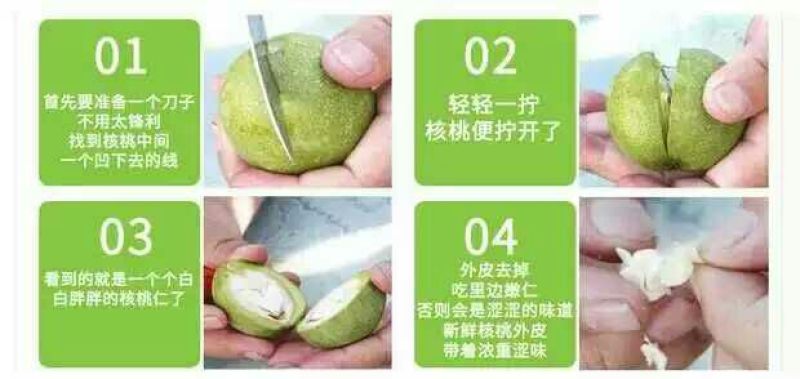 青皮核桃40mm以上青皮湿