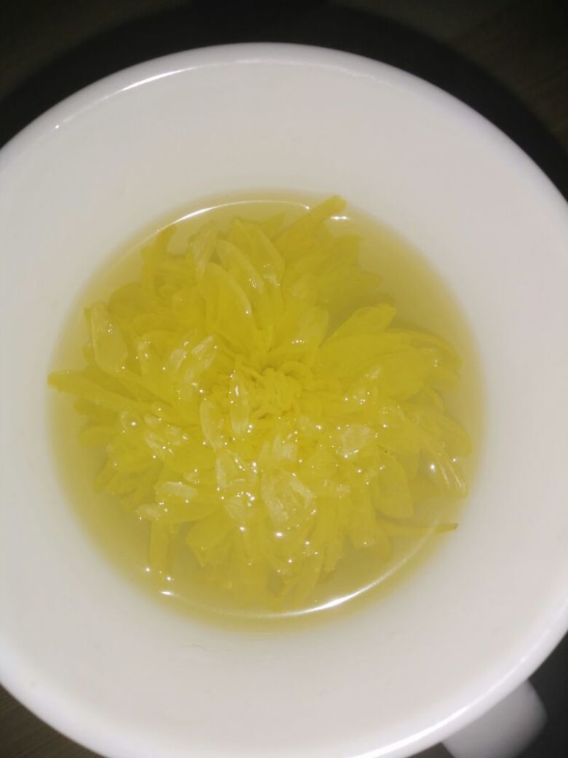 菊花茶开花