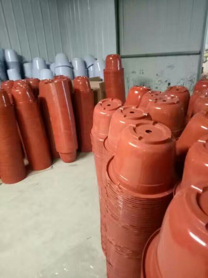 花盆塑料育苗花盆，硬质花盆，红花盆白花盆