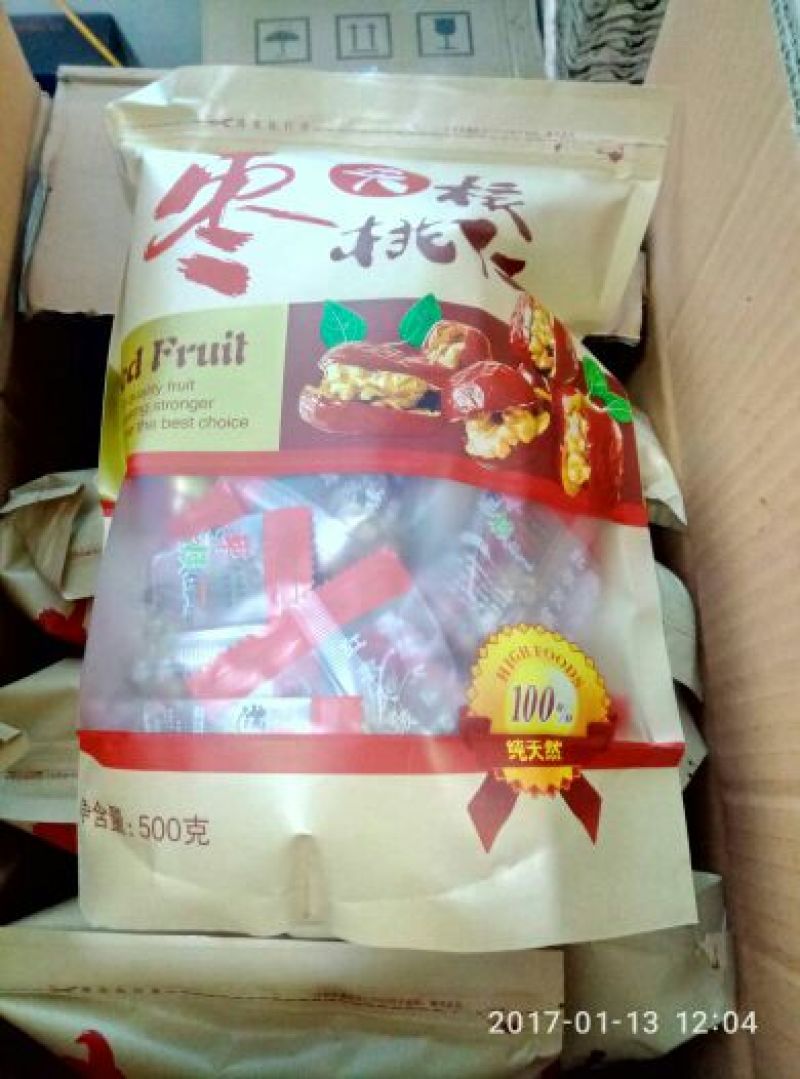 红枣夹核桃袋装1个