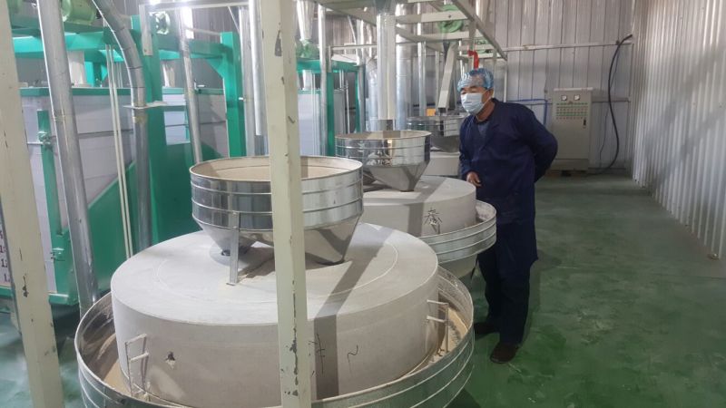 石磨面粉桶装