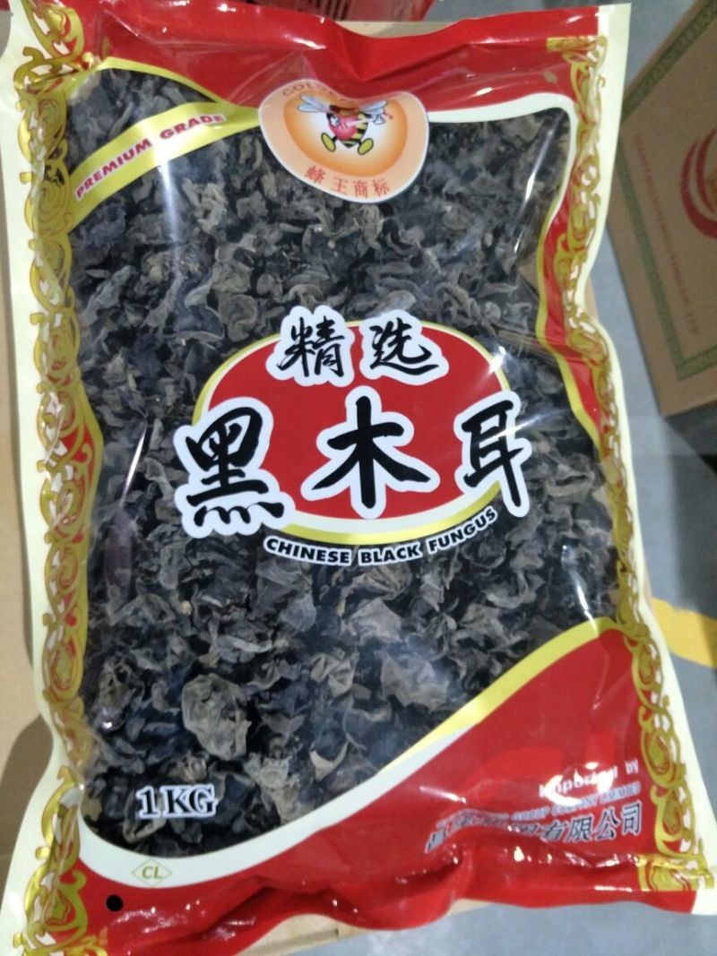 神农架秋黑木耳一级单片厚中耳1.5左右