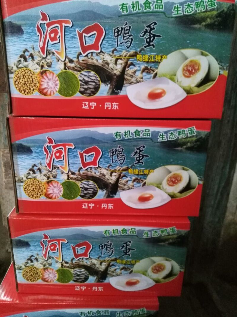 辽宁省丹东市宽甸满族自治县鸭绿江边散养鸭蛋土鸭蛋食用