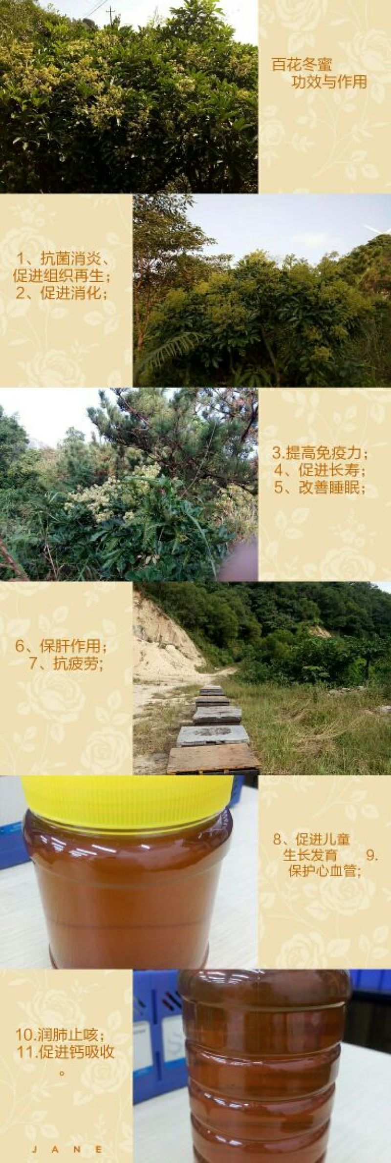 百花冬蜜1斤