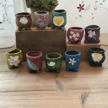 花盆粗陶花盆10个包邮