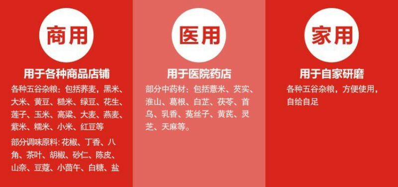 碾米机粉浆机干湿两用多功能