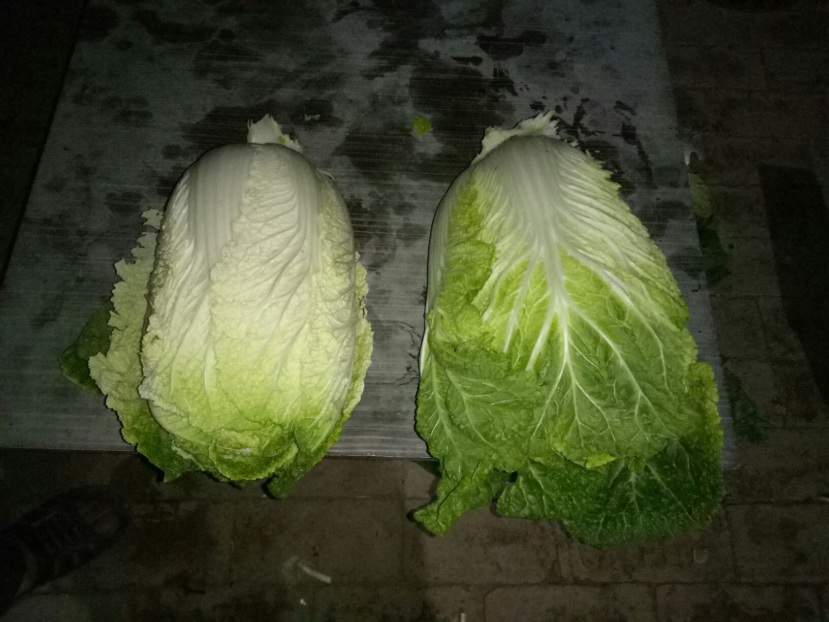 大白菜与小白菜的对比图