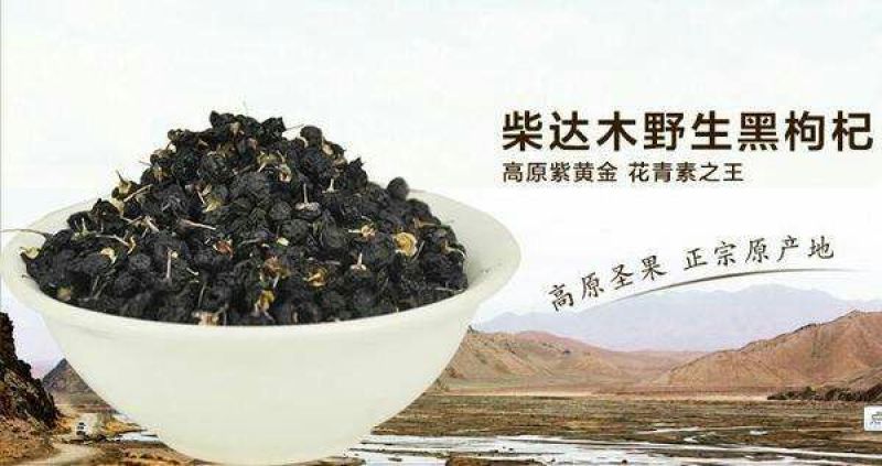 黑枸杞青海种植大果500克，人工种植精品黑枸杞，