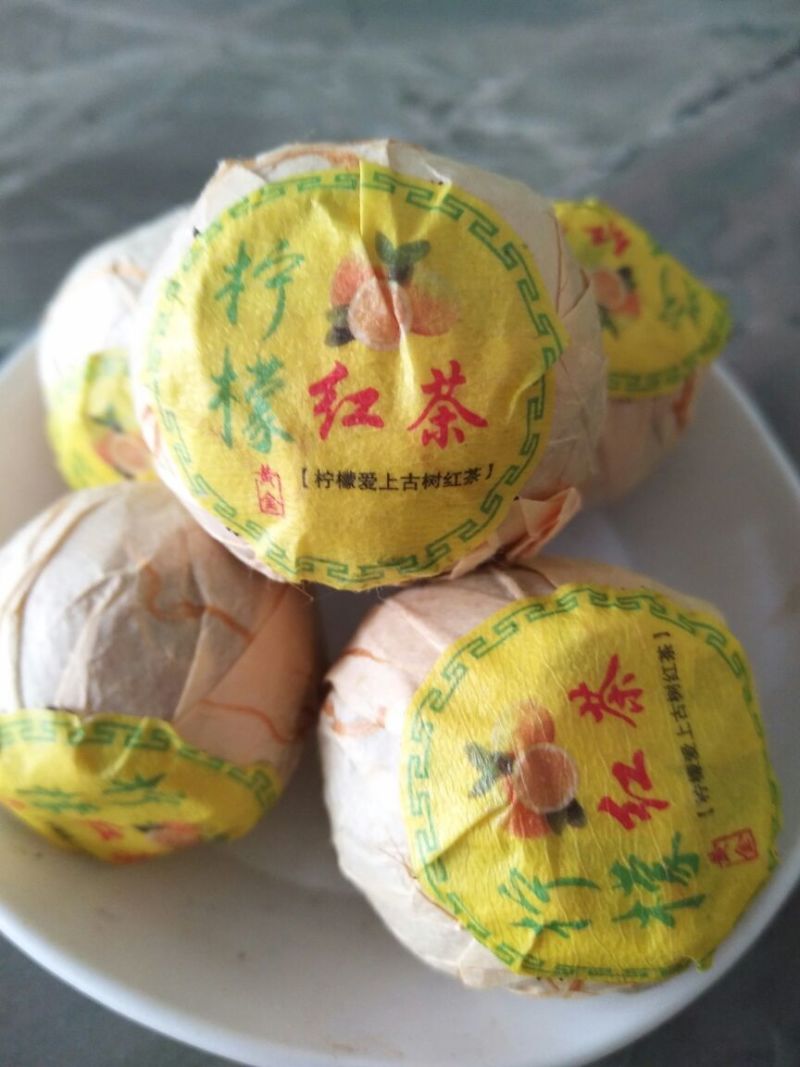 红茶●古树茶√爱上金柠檬