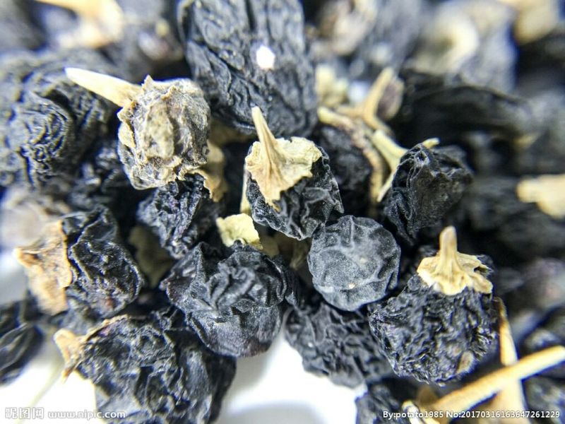 黑枸杞头茬干货