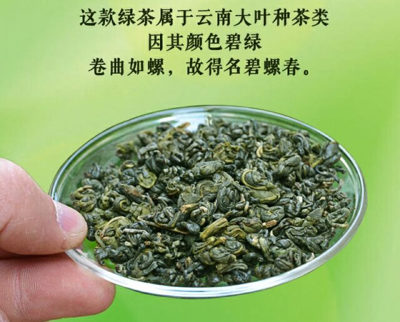 绿茶云南绿茶碧螺春木桶装