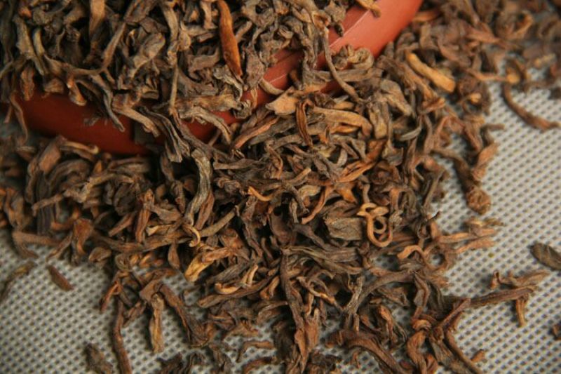 普洱茶2012金芽散装熟茶