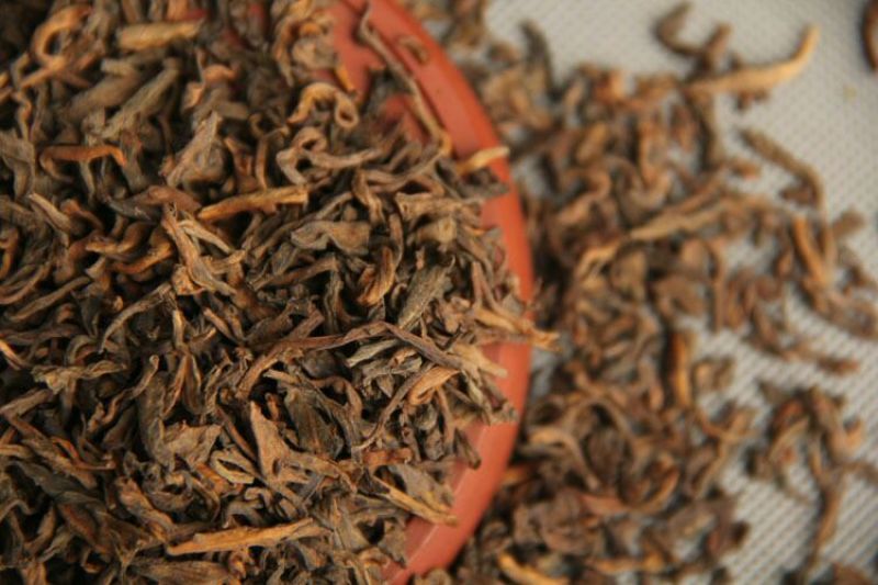 普洱茶2012金芽散装熟茶