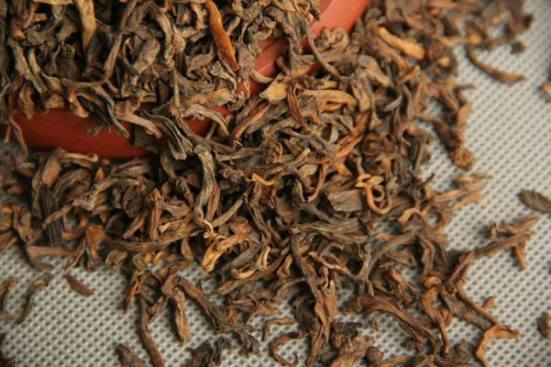 普洱茶2012金芽散装熟茶