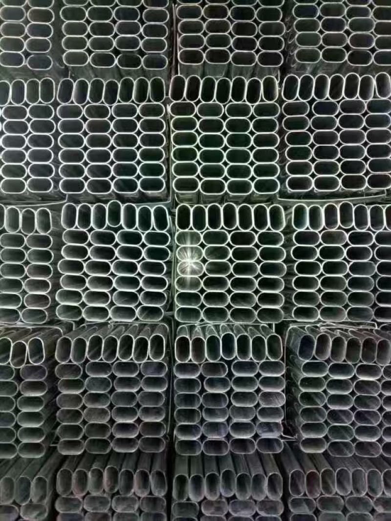 大棚管专业生产厂家，热镀锌大棚圆管，椭圆管