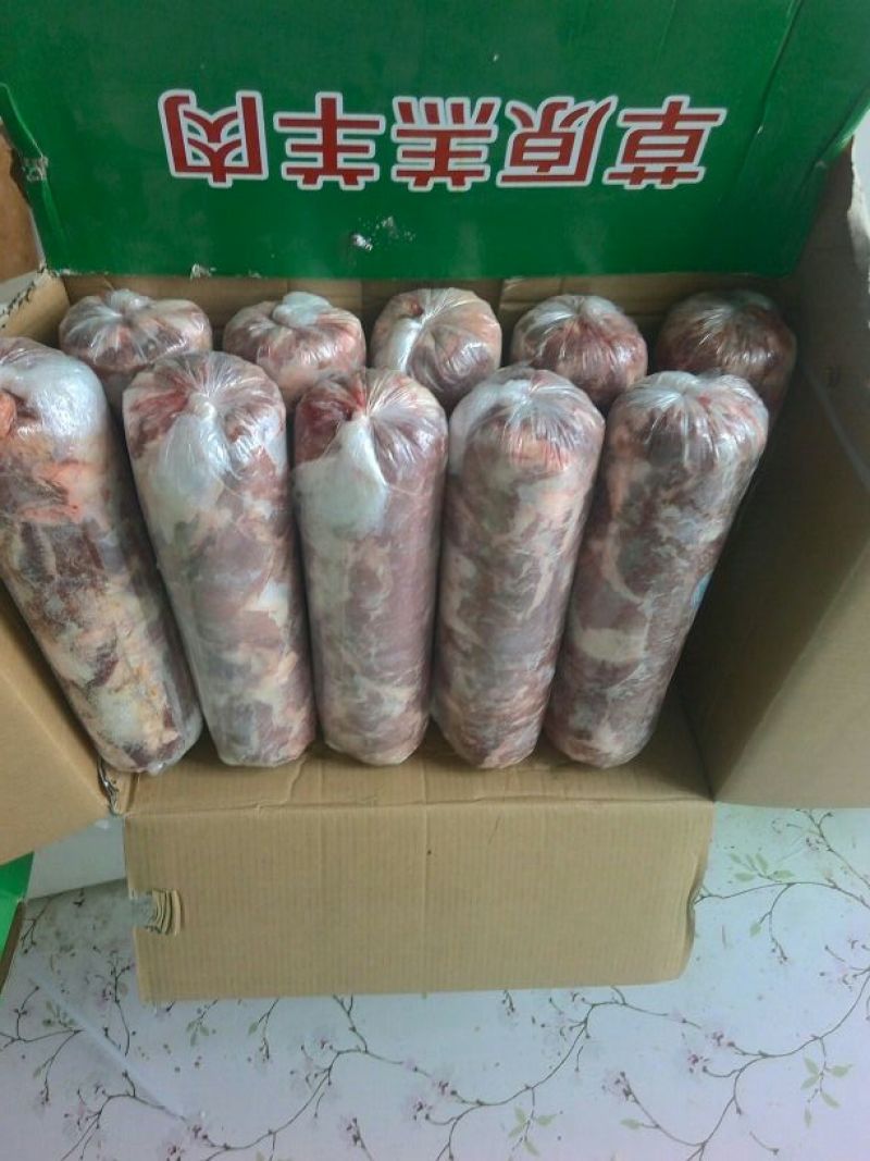 内蒙古草原牛羊产品副产羊肉片冷冻