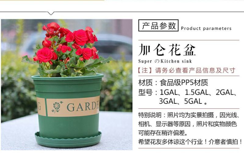 花盆树脂加仑花盆