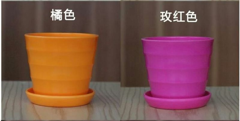 花盆PP树脂花瓣盆螺纹盆