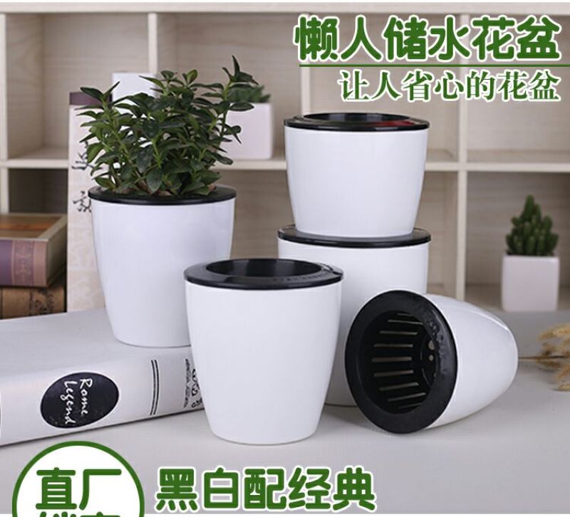 花盆树脂自动吸水花盆