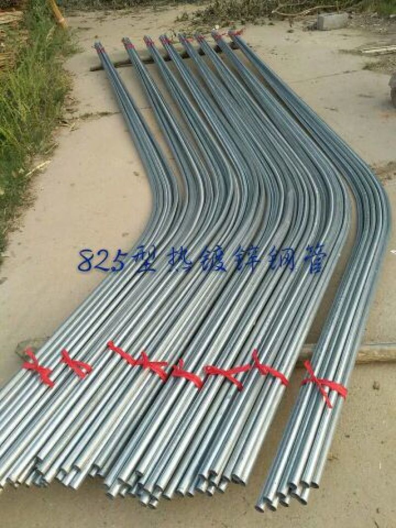 大棚骨架625型号828型号热度锌使用寿命长抗雪好