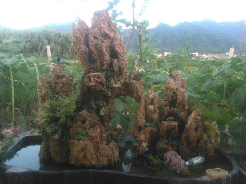 上水石假山盆景