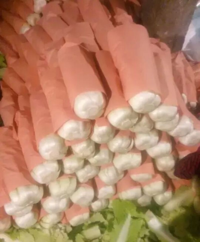 河北定州大白菜大量上市