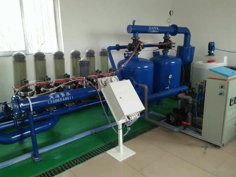 离心加双砂石加碟片过滤器水肥一体机，自动施肥