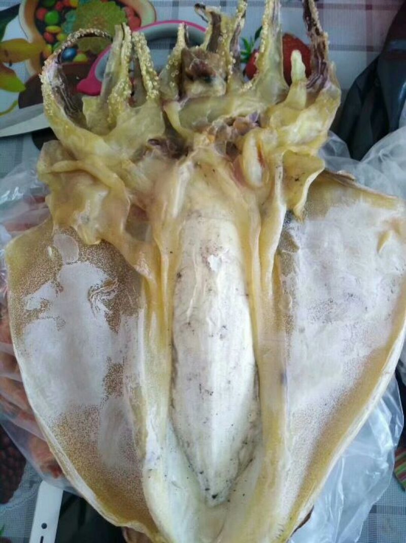 墨鱼干日晒鱼干