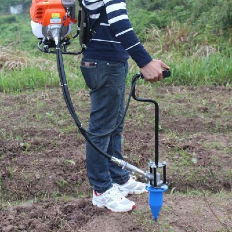 背负式栽植机种植机打烟塘打地膜打孔器轻便快捷