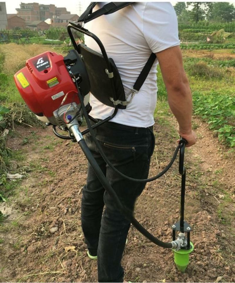 背负式栽植机种植机打烟塘打地膜打孔器轻便快捷