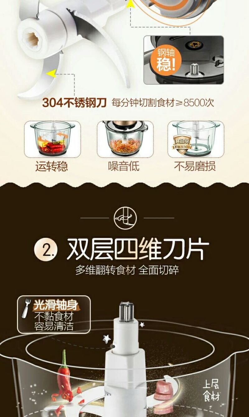 绞肉机小熊绞肉机绞碎机