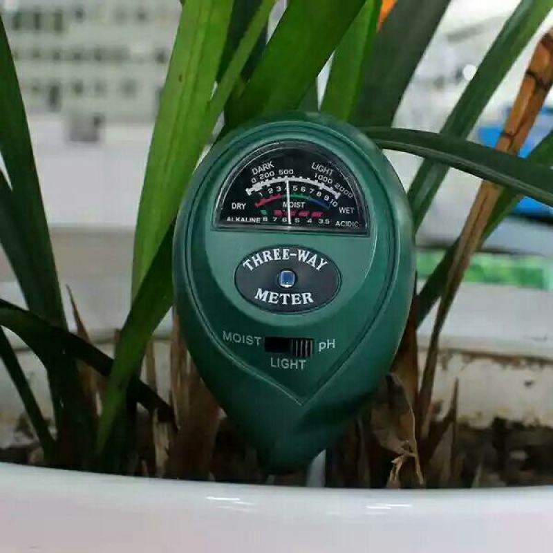 土壤温度仪3合1园艺植物花盆检测仪土壤湿度计/测量酸碱度