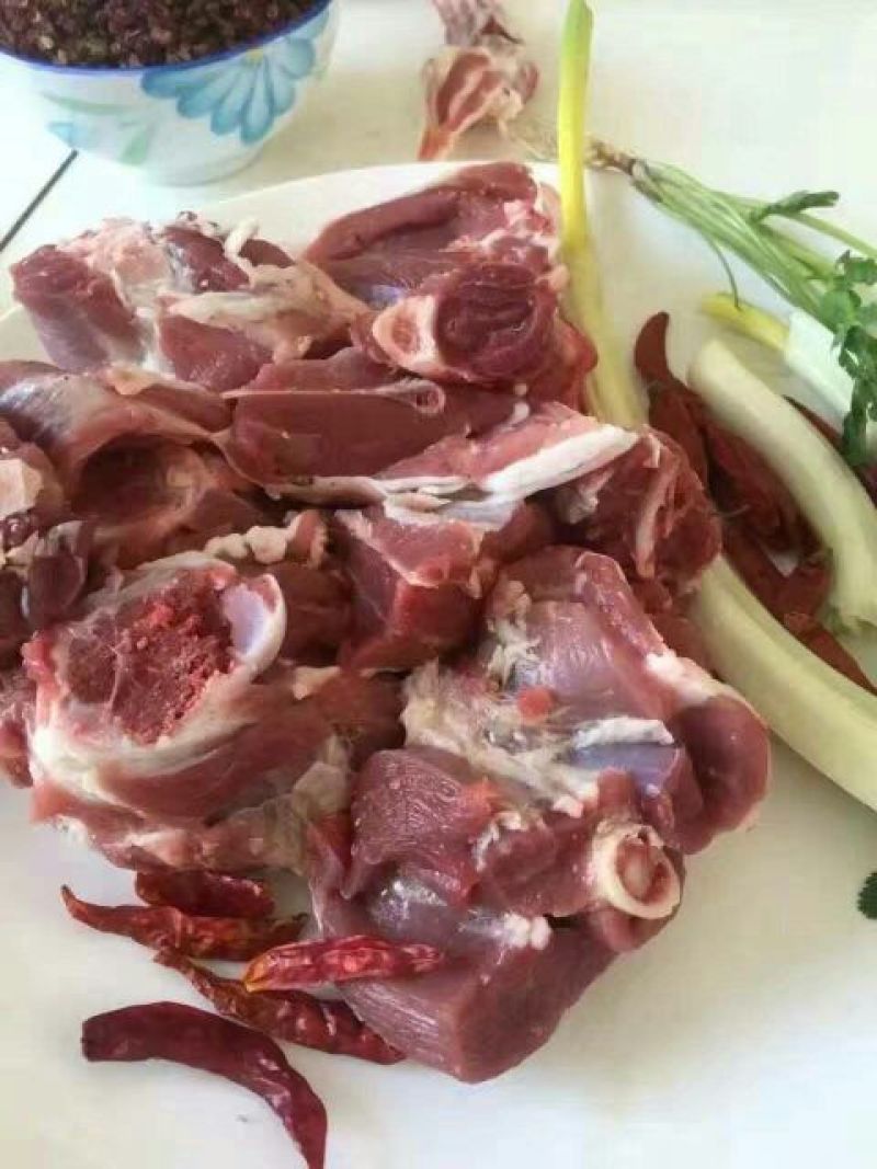 山羊肉羊肉陕北羊肉1岁的草坡羊肉