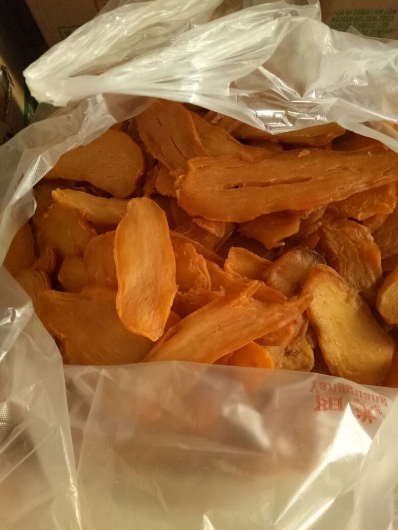姜红薯干糖化甜软，农家自制