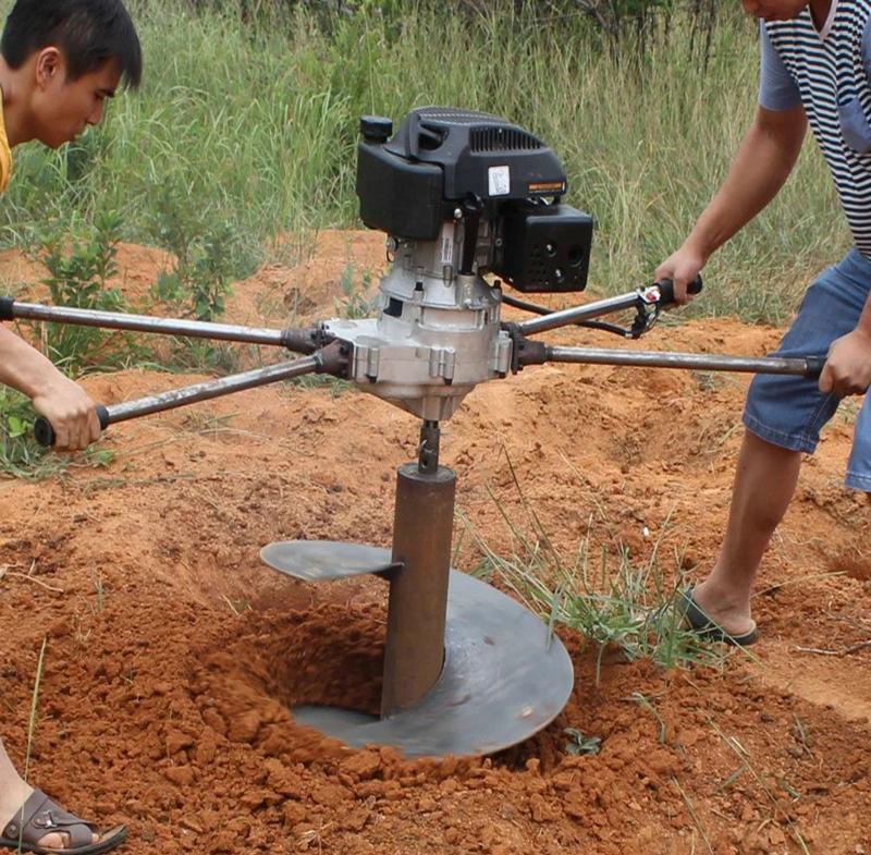 地钻专业打孔种植机栽树施肥打桩挖坑机